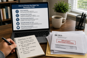 How to Tell If a Tax Resolution Provider Is Actually Qualified. Before You Sign Anything